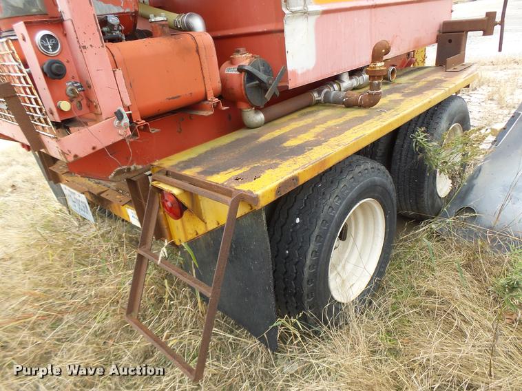 image for item K5616 1997 Shop built FMC C100E1000SB pressure washer trailer