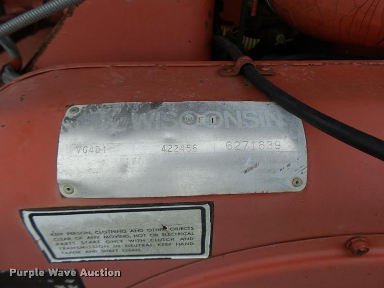 image for item K5616 1997 Shop built FMC C100E1000SB pressure washer trailer