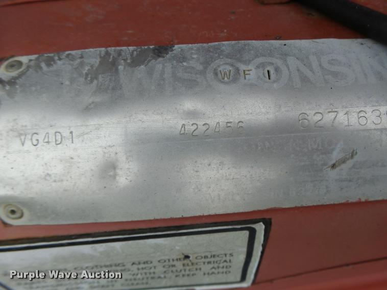 image for item K5616 1997 Shop built FMC C100E1000SB pressure washer trailer