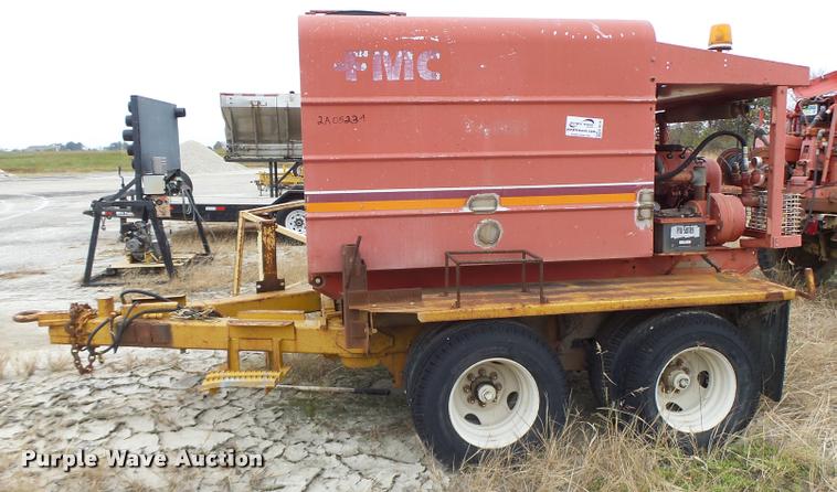 image for item K5616 1997 Shop built FMC C100E1000SB pressure washer trailer