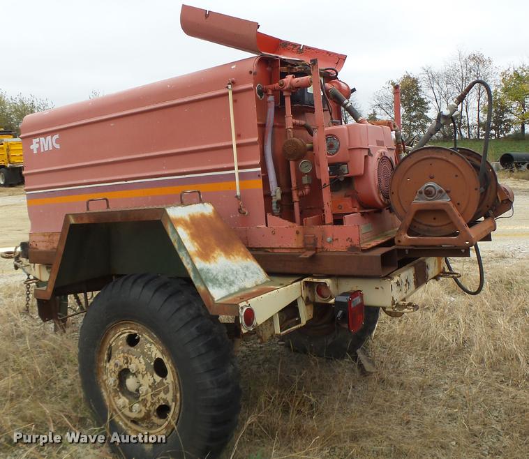 image for item K5617 1997 Shop built FMC D020E500S pressure washer trailer