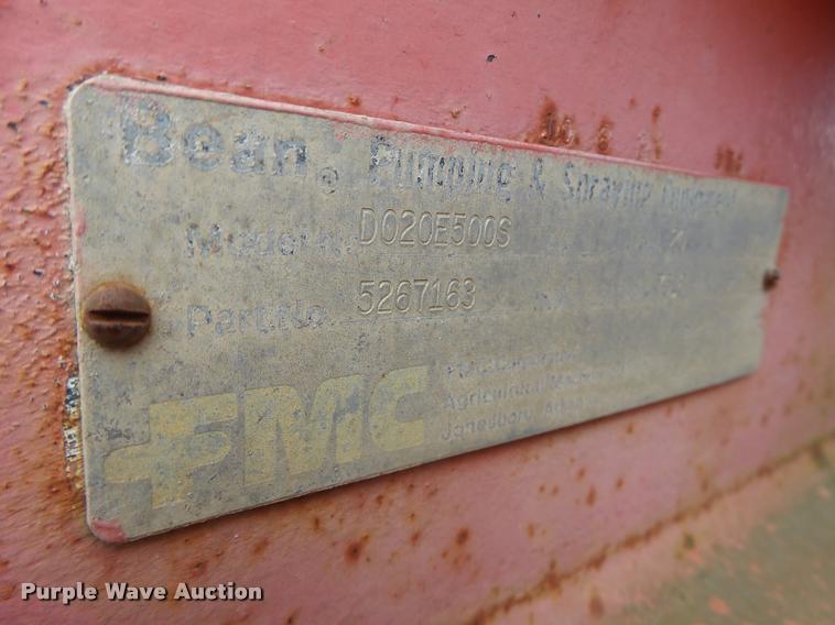 image for item K5617 1997 Shop built FMC D020E500S pressure washer trailer