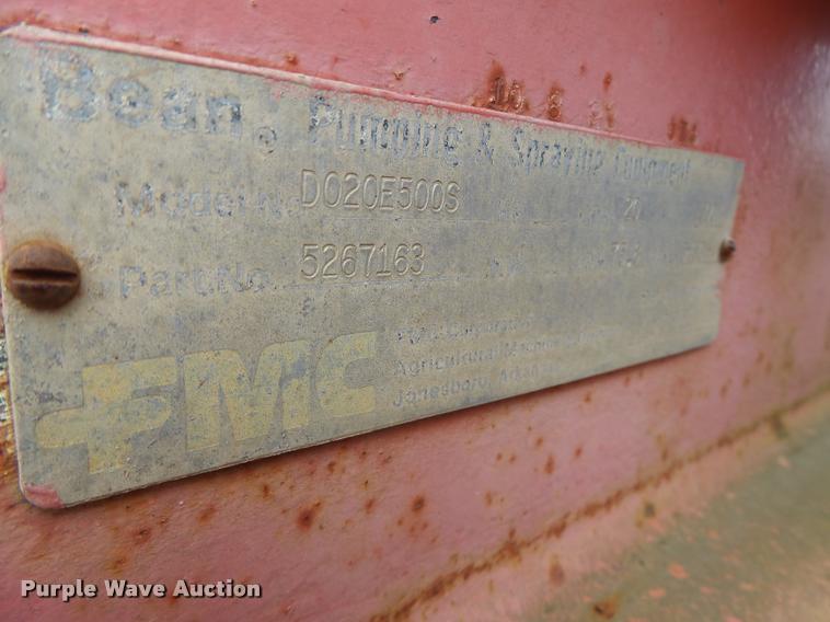 image for item K5617 1997 Shop built FMC D020E500S pressure washer trailer