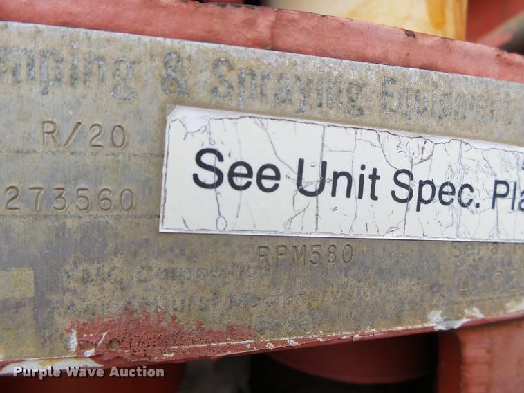 image for item K5617 1997 Shop built FMC D020E500S pressure washer trailer