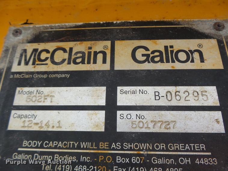 image for item K5620 1999 International 4900 dump truck