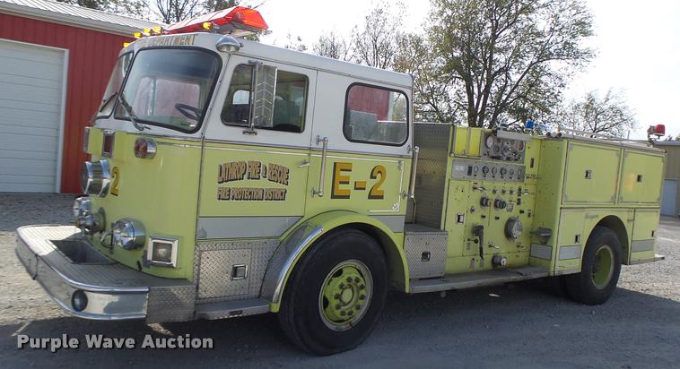 image for item K5632 1978 Seagrave fire truck