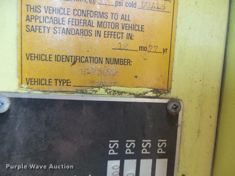 image for item K5632 1978 Seagrave fire truck