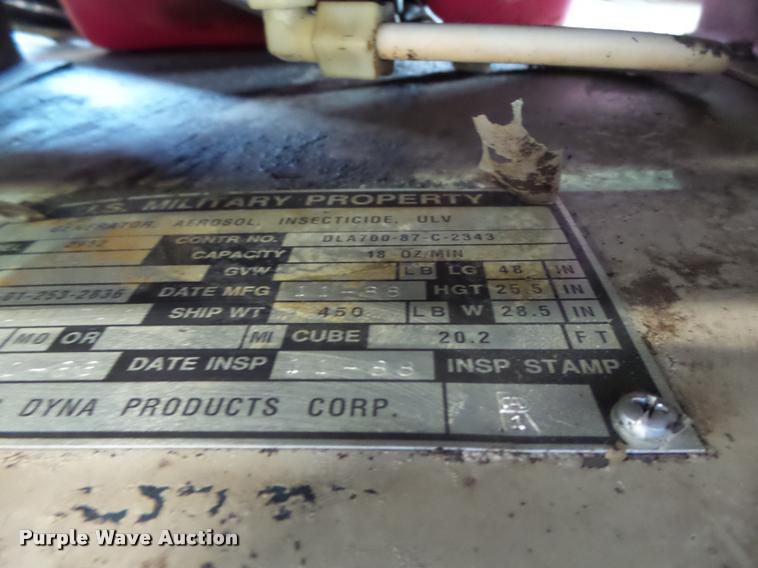 image for item K5645 1988 Curtis Dyna Z2952 mosquito fogger