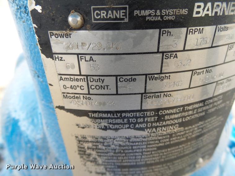 image for item K5650 Barnes 4XSHDI 40044 pump/grinder