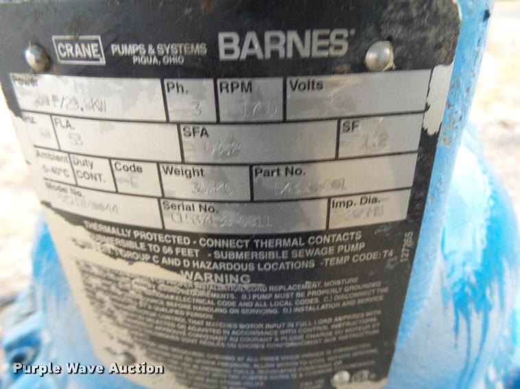 image for item K5650 Barnes 4XSHDI 40044 pump/grinder