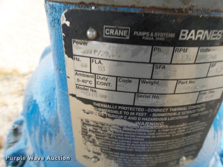 image for item K5650 Barnes 4XSHDI 40044 pump/grinder