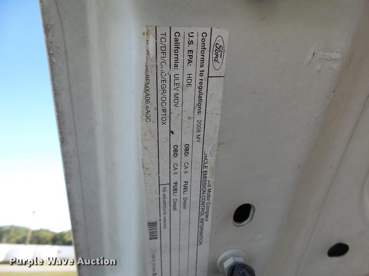 image for item K5657 2008 Ford F250 Super Duty SuperCab pickup truck