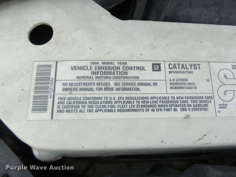 image for item K5685 2006 Chevrolet Impala Police