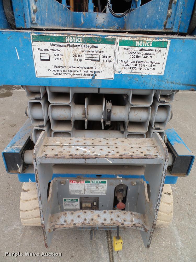 image for item K8071 Genie GS-1930 scissor lift