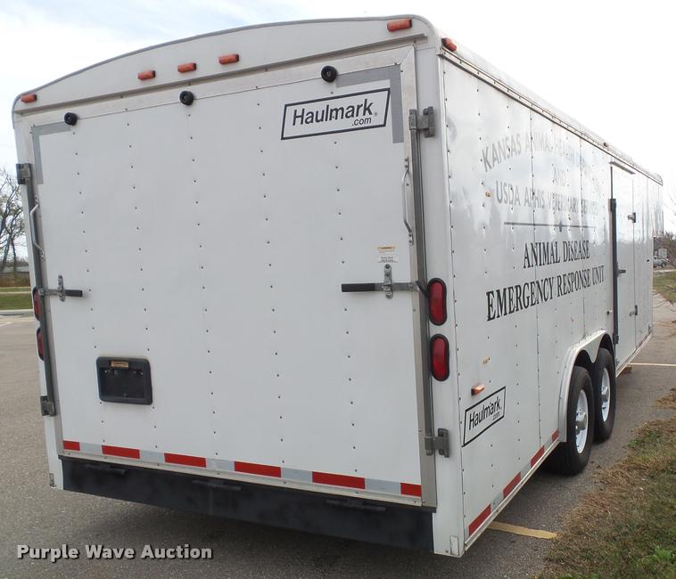 image for item K8081 2003 Haul Mark enclosed cargo trailer