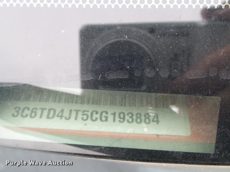 image for item K8094 2012 Dodge Ram 2500HD Crew Cab pickup truck