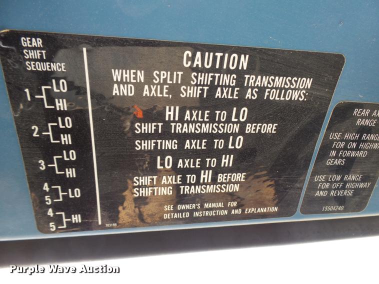 image for item L3294 1989 GMC TopKick 7000 flatbed truck