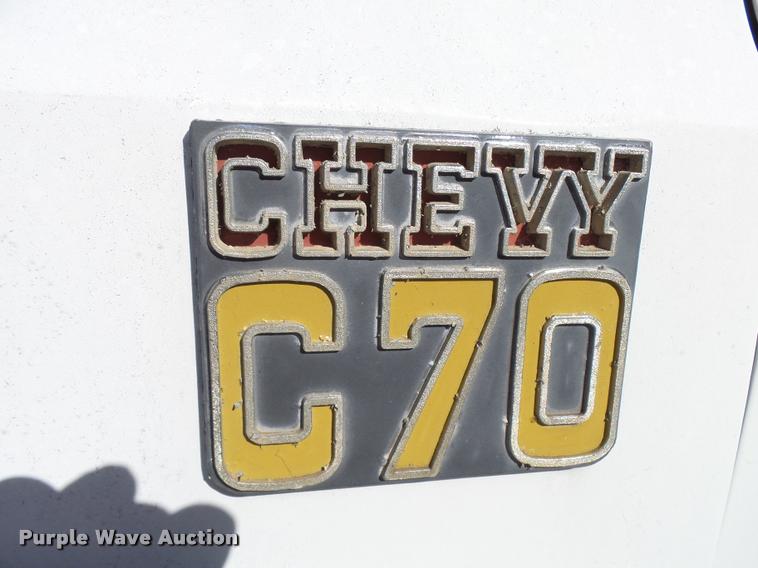 image for item L3295 1979 Chevrolet C70 flatbed truck
