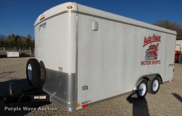 image for item L3413 2012 Homesteader Hercules enclosed cargo trailer