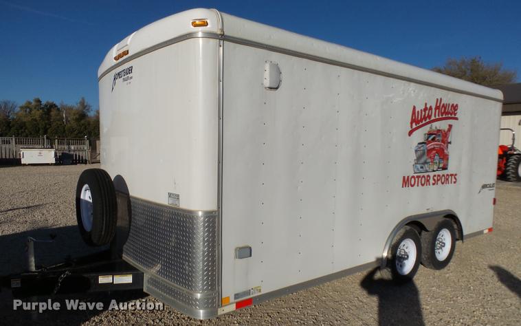 image for item L3413 2012 Homesteader Hercules enclosed cargo trailer