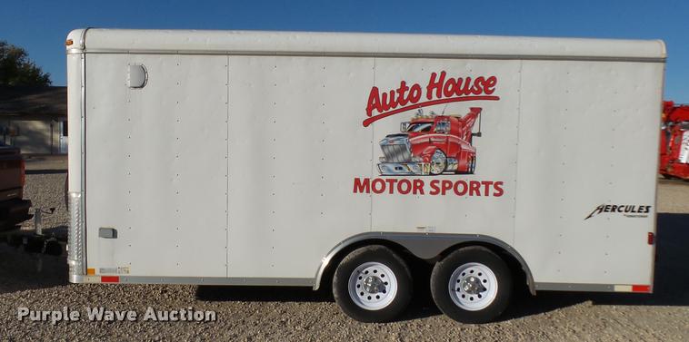 image for item L3413 2012 Homesteader Hercules enclosed cargo trailer