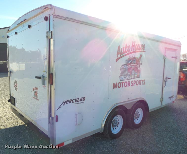 image for item L3413 2012 Homesteader Hercules enclosed cargo trailer