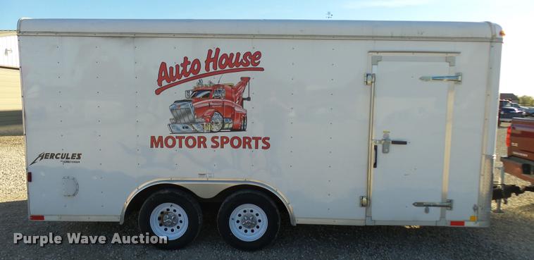 image for item L3413 2012 Homesteader Hercules enclosed cargo trailer