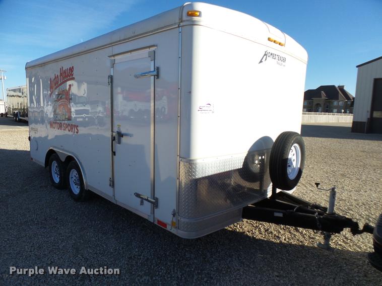 image for item L3413 2012 Homesteader Hercules enclosed cargo trailer