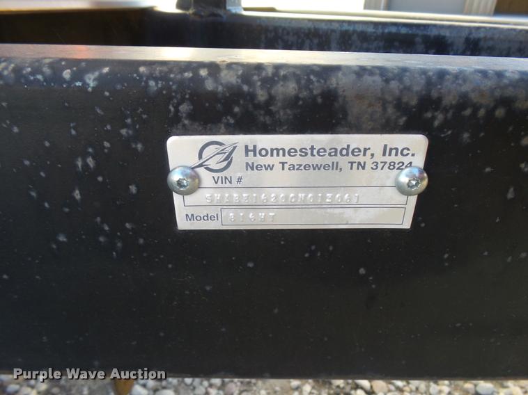 image for item L3413 2012 Homesteader Hercules enclosed cargo trailer