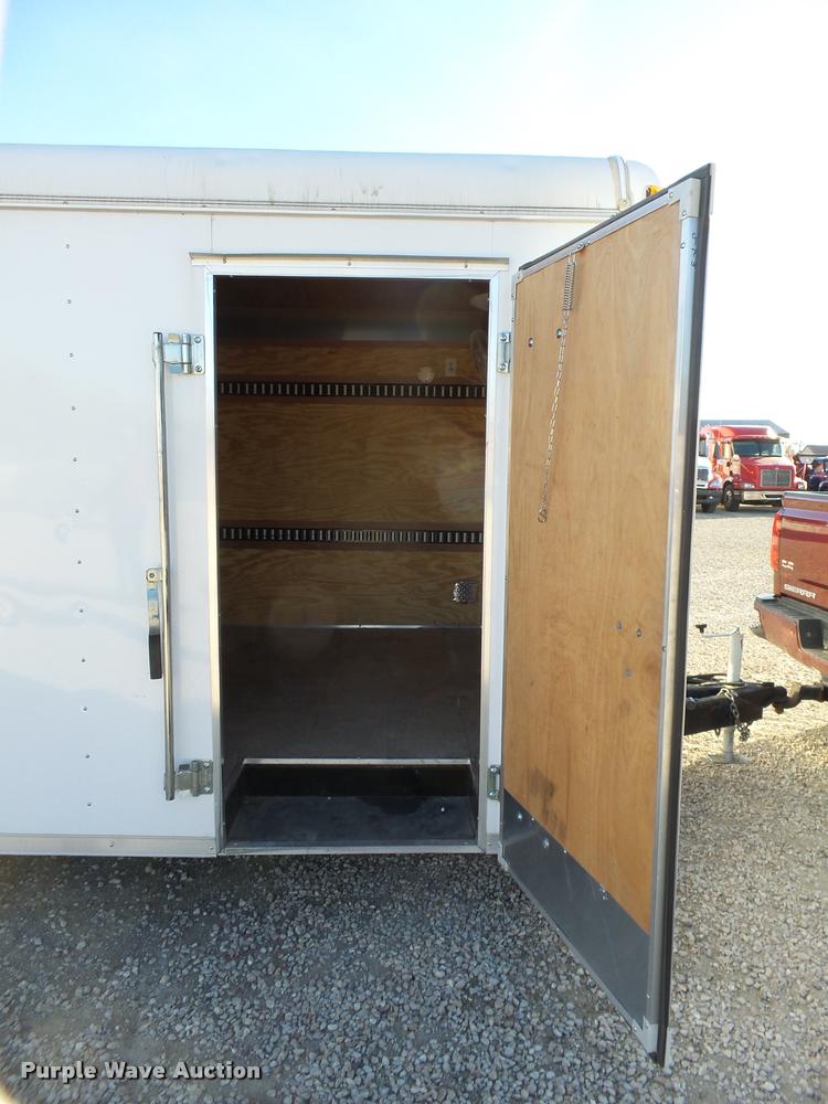 image for item L3413 2012 Homesteader Hercules enclosed cargo trailer