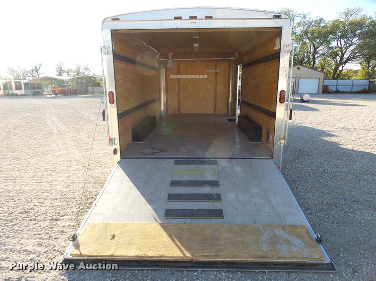 image for item L3413 2012 Homesteader Hercules enclosed cargo trailer