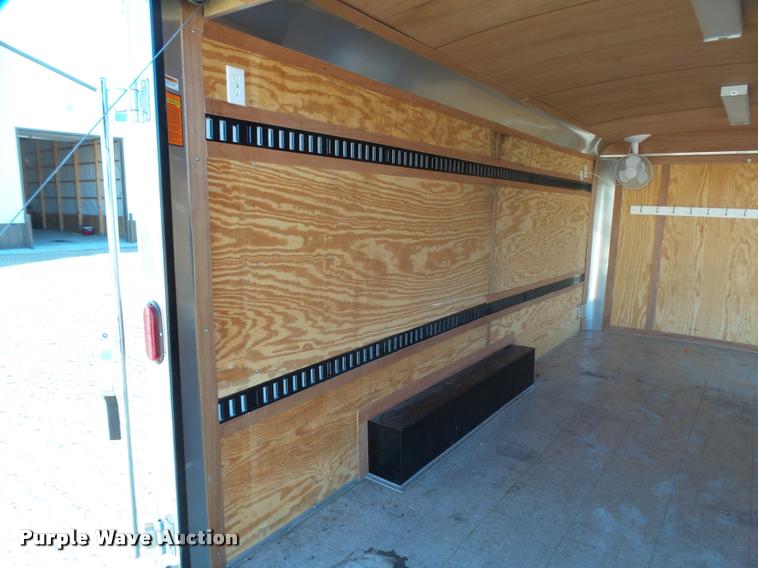 image for item L3413 2012 Homesteader Hercules enclosed cargo trailer