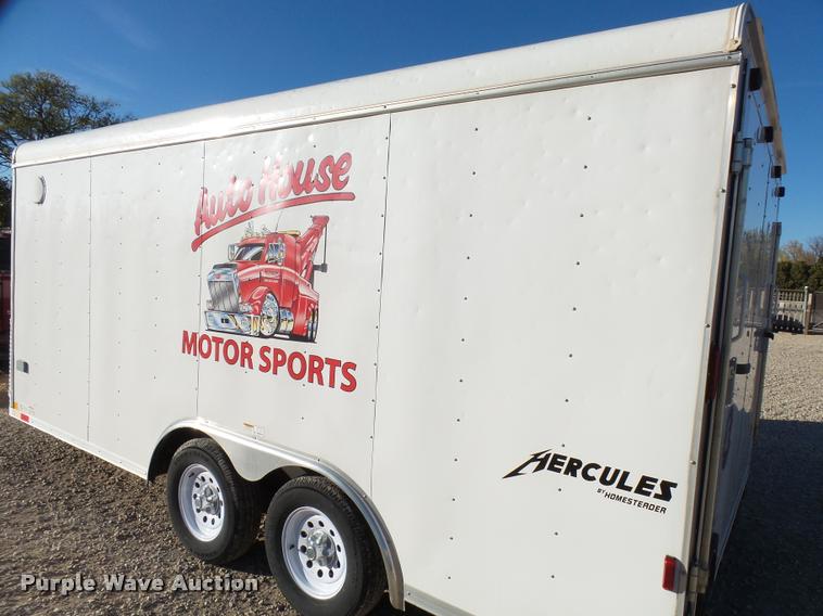 image for item L3413 2012 Homesteader Hercules enclosed cargo trailer