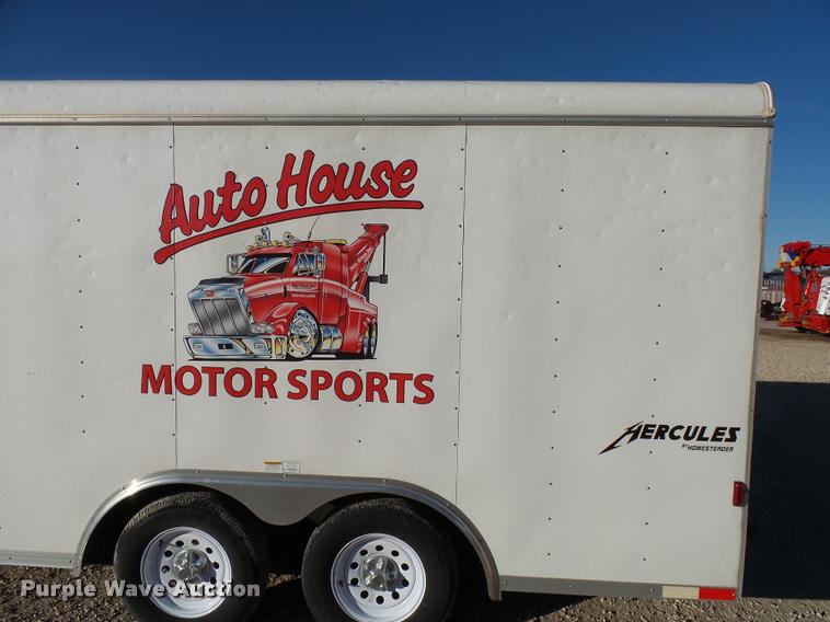 image for item L3413 2012 Homesteader Hercules enclosed cargo trailer