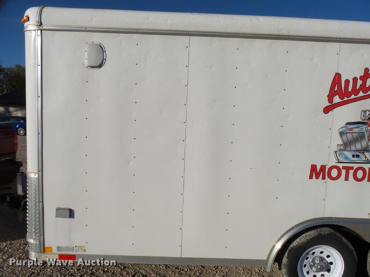 image for item L3413 2012 Homesteader Hercules enclosed cargo trailer