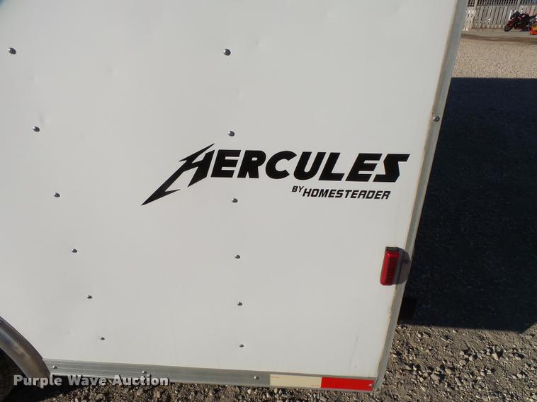 image for item L3413 2012 Homesteader Hercules enclosed cargo trailer
