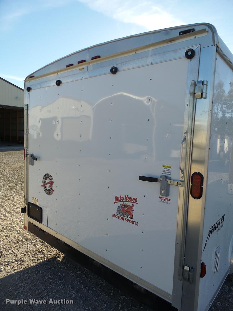 image for item L3413 2012 Homesteader Hercules enclosed cargo trailer