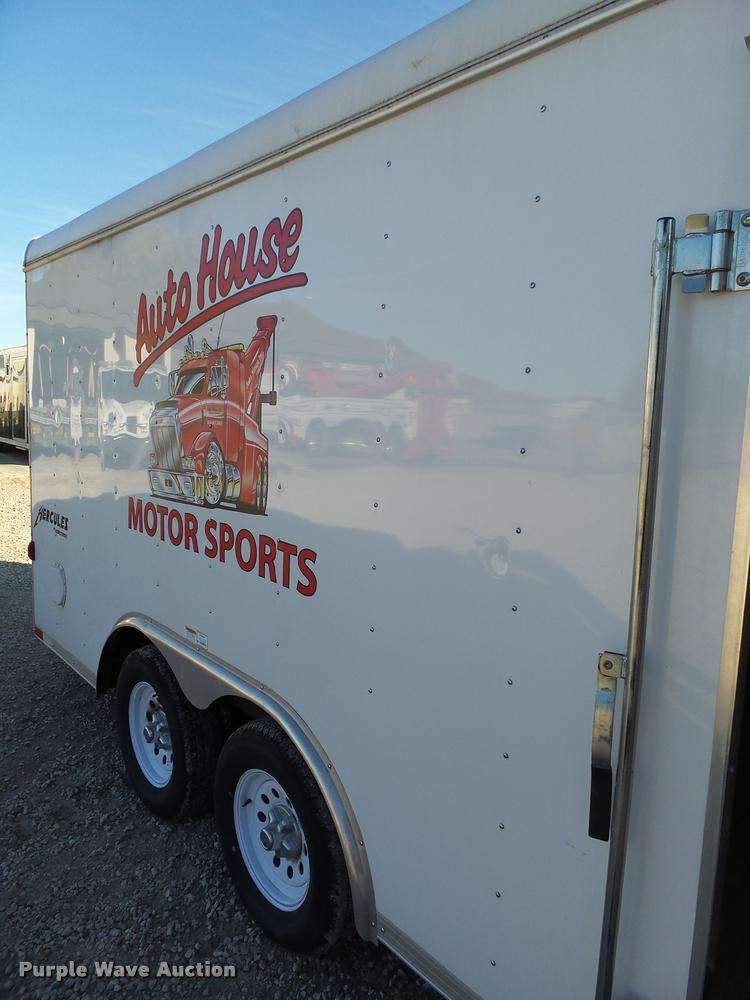 image for item L3413 2012 Homesteader Hercules enclosed cargo trailer