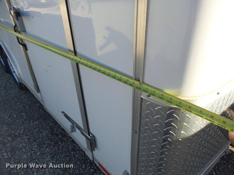 image for item L3413 2012 Homesteader Hercules enclosed cargo trailer