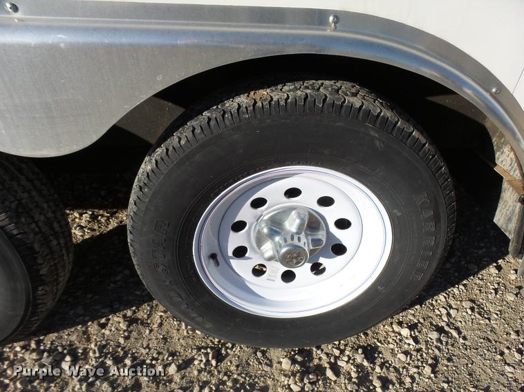 image for item L3413 2012 Homesteader Hercules enclosed cargo trailer