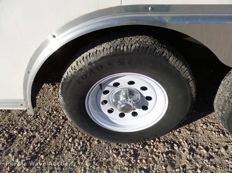 image for item L3413 2012 Homesteader Hercules enclosed cargo trailer