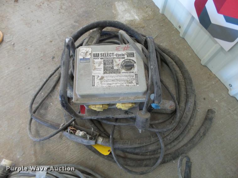 image for item L3430 (2) Wyco select cycle concrete vibrators