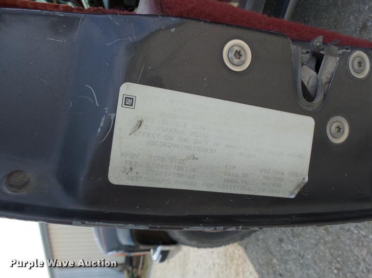 image for item L4415 1991 Chevrolet 2500 Ext. Cab pickup truck