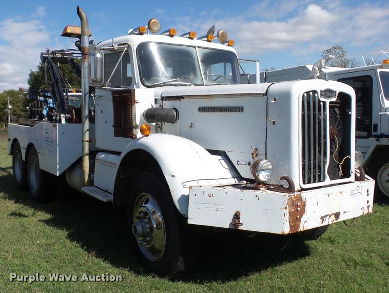 image for item L4420 1965 Autocar tow truck