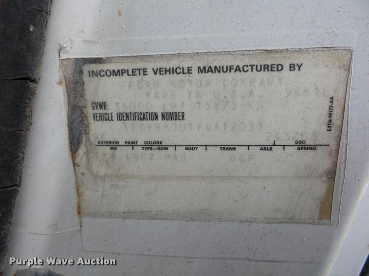 image for item L4440 1985 Ford 8000 dump truck