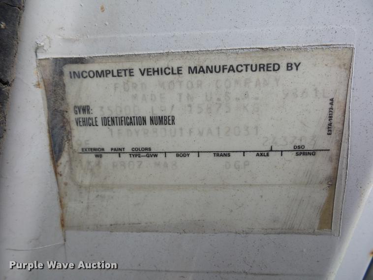 image for item L4440 1985 Ford 8000 dump truck