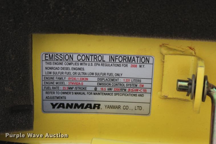 image for item L4851 2008 Yanmar VIO27-5 mini excavator