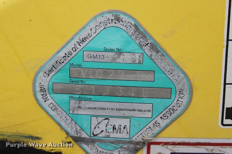 image for item L4851 2008 Yanmar VIO27-5 mini excavator