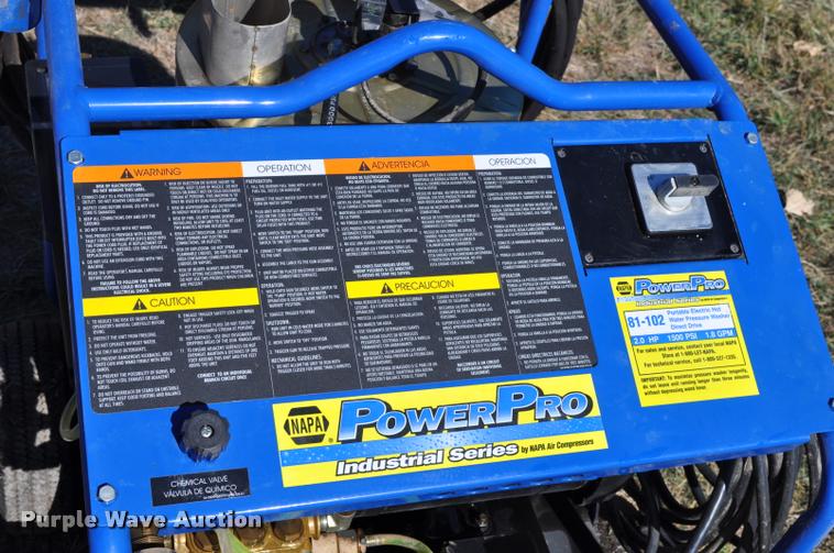 image for item L5036 Napa Power Pro 81-102 pressure washer