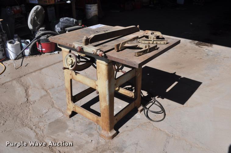 image for item L5038 Wallace table saw